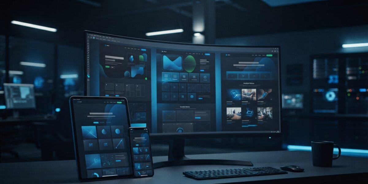 Responsive website across desktop, tablet and phone
